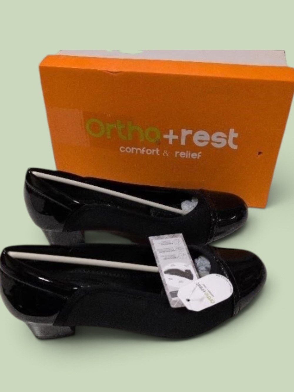 Ortho+rest  Bunion Dress Shoes Low Heel Orthopedic Pumps Orthotic Slip On sz 8
